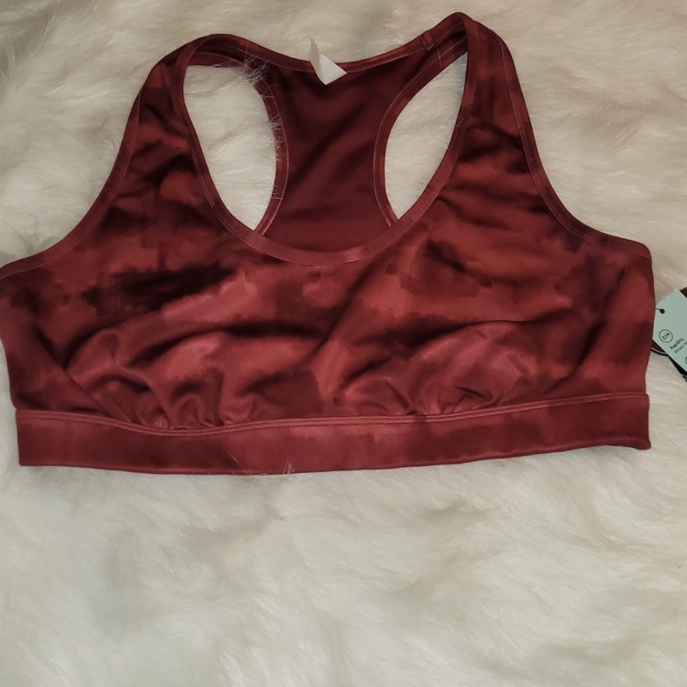 Ideology tie dye sports bra